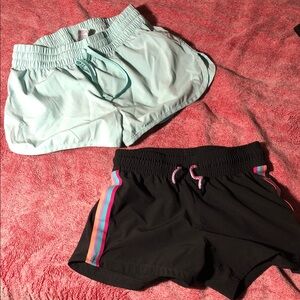 Dance shorts (2) pair Girls Lg 10/12
